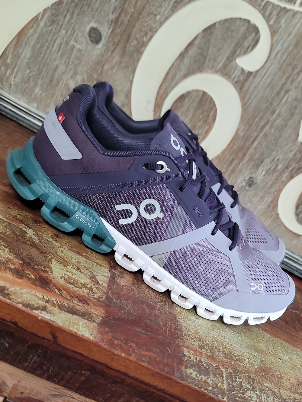 On Running Cloudflow "Violet/Tide" Wmns 9.5, Good Condition Fast Shipping - Picture 14 of 16